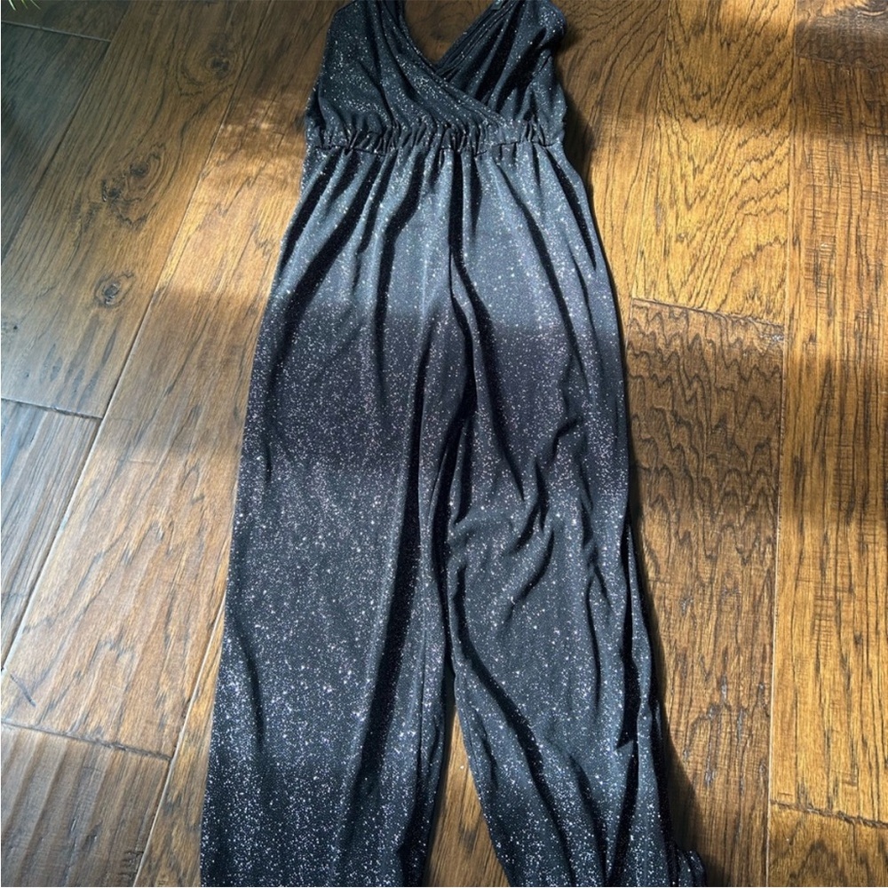 Rachel Zoe Sparkling Black Jumpsuit